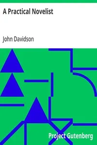 A Practical Novelist — John Davidson cover