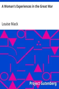 A Woman's Experiences in the Great War cover