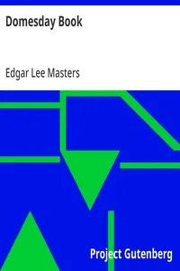 Domesday Book — Edgar Lee Masters cover