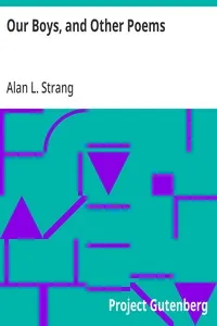 Our Boys, and Other Poems — Alan L. Strang cover