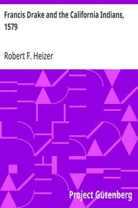 Francis Drake and the California Indians, 1579 — Robert F. (Robert Fleming) Heizer cover