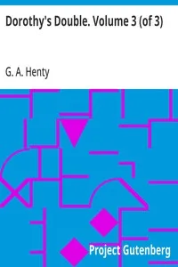 Dorothy's Double. Volume 3 (of 3) cover