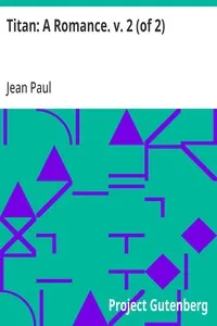 Titan: A Romance. v. 2 (of 2) — Jean Paul cover