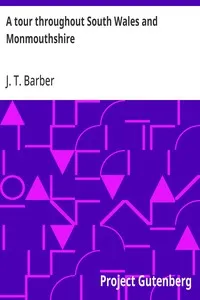 A tour throughout South Wales and Monmouthshire — J. T. (John Thomas) Barber cover