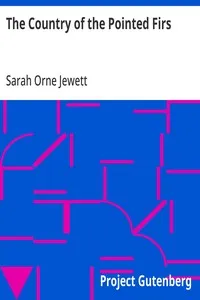 The Country of the Pointed Firs — Sarah Orne Jewett cover