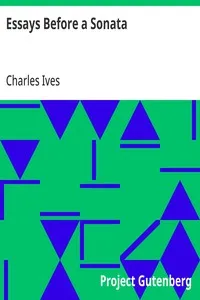 Essays Before a Sonata cover