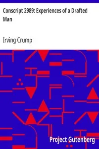 Conscript 2989: Experiences of a Drafted Man — Irving Crump cover