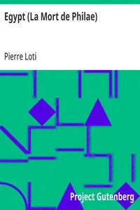 Egypt (La Mort de Philae) — Pierre Loti cover