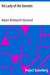 His Lady of the Sonnets — Robert Winkworth Norwood cover
