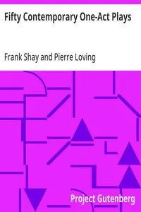 Fifty Contemporary One-Act Plays — Anonymous cover