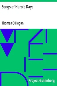 Songs of Heroic Days — Thomas O'Hagan cover