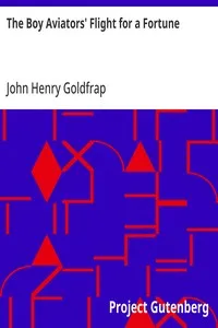 The Boy Aviators' Flight for a Fortune — John Henry Goldfrap cover