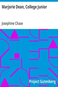 Marjorie Dean, College Junior — Josephine Chase cover