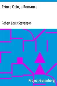 Prince Otto, a Romance — Robert Louis Stevenson cover