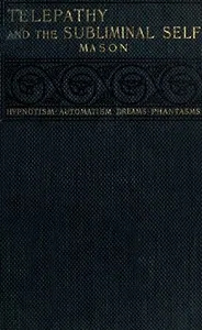 Telepathy and the Subliminal Self cover