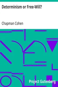 Determinism or Free-Will? cover