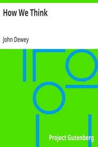 How We Think — John Dewey cover