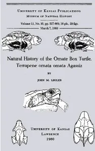 Natural History of the Ornate Box Turtle, Terrapene ornata ornata Agassiz cover