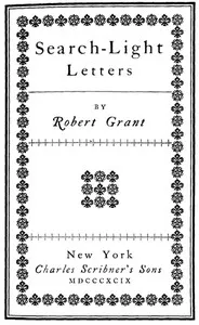 Search-Light Letters — Robert Grant cover