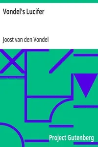 Vondel's Lucifer — Joost van den Vondel cover