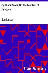 Cynthia's Revels; Or, The Fountain of Self-Love — Ben Jonson cover