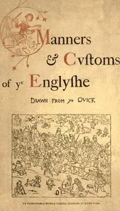 Manners & Cvstoms of ye Englyshe: Drawn from ye Qvick — Richard Doyle cover