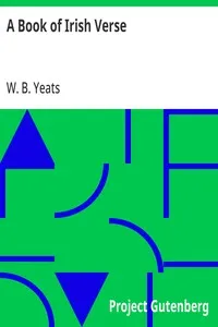 A Book of Irish Verse: Selected from modern writers, with an introduction and notes by W. B. Yeats — Anonymous cover