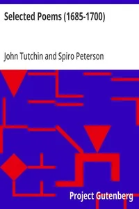 Selected Poems (1685-1700) cover