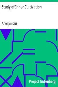 Study of Inner Cultivation — Anonymous cover