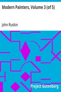 Modern Painters, Volume 3 (of 5) — John Ruskin cover