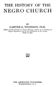 The History of the Negro Church — Carter Godwin Woodson cover