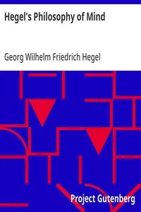 Hegel's Philosophy of Mind cover