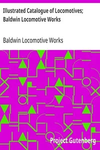 Illustrated Catalogue of Locomotives; Baldwin Locomotive Works cover