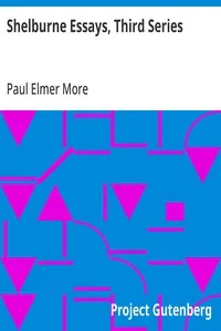 Shelburne Essays, Third Series cover