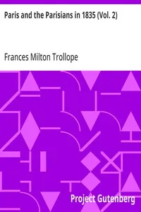 Paris and the Parisians in 1835 (Vol. 2) — Frances Milton Trollope cover