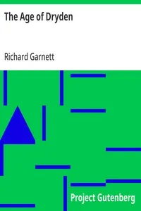 The Age of Dryden — Richard Garnett cover