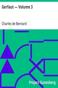 Gerfaut — Volume 3 — Charles de Bernard cover