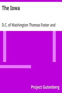 The Iowa — Thomas, of Washington, D.C. Foster cover