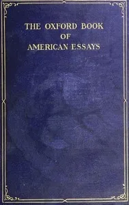 The Oxford Book of American Essays — Anonymous cover