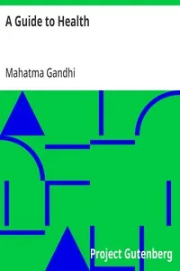 A Guide to Health — Mahatma Gandhi cover