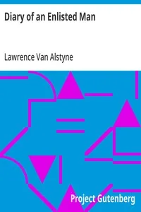 Diary of an Enlisted Man — Lawrence Van Alstyne cover