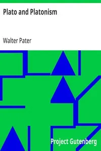 Plato and Platonism — Walter Pater cover
