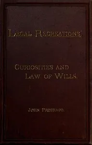 The Curiosities and Law of Wills cover