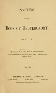 Notes on the Book of Deuteronomy, Volume II — Charles Henry Mackintosh cover