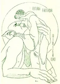 Futuria Fantasia, Winter 1940 — Ray Bradbury cover
