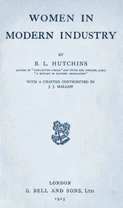 Women in Modern Industry — B. L. Hutchins cover