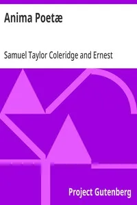 Anima Poetæ — Samuel Taylor Coleridge cover
