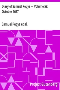 Diary of Samuel Pepys — Volume 58: October 1667 — Samuel Pepys cover