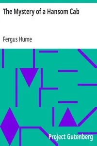 The Mystery of a Hansom Cab — Fergus Hume cover