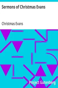 Sermons of Christmas Evans cover
